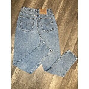 VTG 1997 Levis 512 Jeans 26x30 Womens 9 M Blue Denim High Rise Tapered Leg USA